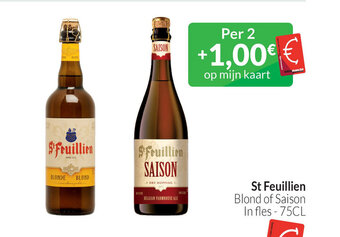 St Feuillien Blond of Saison In fles - 75CL