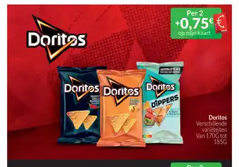 Intermarché Doritos Verschillende variëteiten Van 170G tot 185G aanbieding