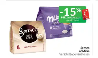 Intermarché Senseo of Milka Verschillende variëteiten aanbieding