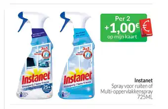 Intermarché Instanet Spray voor ruiten of Multi-oppervlakkenspray 725ML aanbieding