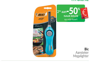 Intermarché Bic Aansteker Megalighter aanbieding