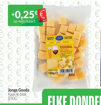 Intermarché Jonge Gouda Kaas in blok 150G aanbieding