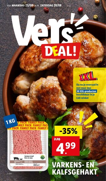 Lidl Varkens- En Kalfsgehakt aanbieding