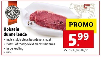 Lidl Holstein dunne lende aanbieding