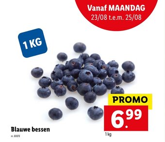 Lidl Blauwe bessen aanbieding