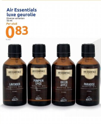 Action Air Essentials luxe geurolie 50ml aanbieding
