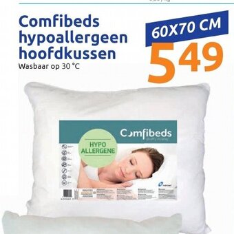 Action Comfibeds hypoallergeen hoofdkussen aanbieding