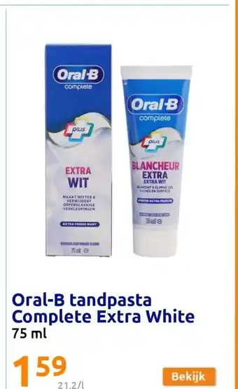 Oral-B tandpasta Complete Extra White 75 ml
