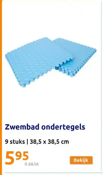 Zwembad ondertegels 38,5 x 38,5 cm