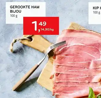 Alvo Gerookte ham bijou 100g aanbieding