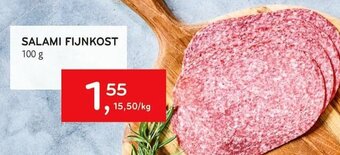 Alvo Salami fijnkost 100g aanbieding