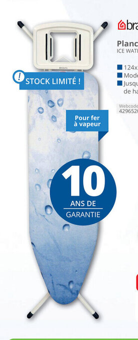 brabantia Planche à repasser ICE WATER