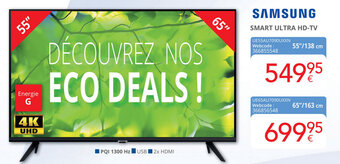 SAMSUNG SMART ULTRA HD-TV 65''