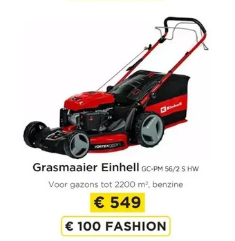 Molecule Grasmaaier einhell gc-pm 56/2 s hw aanbieding