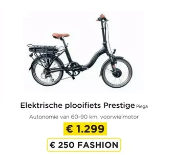 Molecule Elektrische plooifiets prestige piega aanbieding