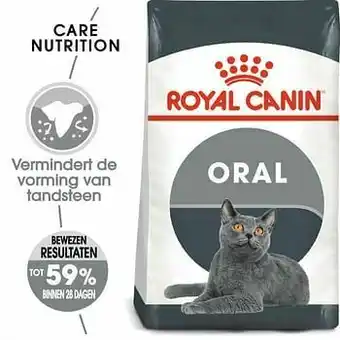 Zooplus 3,5kg Oral Care Royal Canin Kattenvoer aanbieding