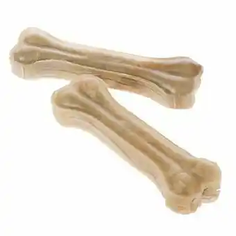 Zooplus Kauwbotten Geperste Runderhuid 6 x ca. 15 cm Barkoo Hondensnacks aanbieding
