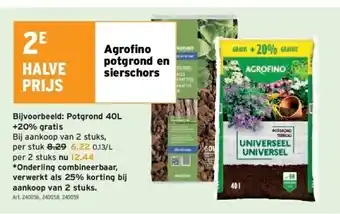 GAMMA Potgrond 40l +20% gratis aanbieding