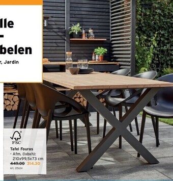 GAMMA Tafel fouras aanbieding