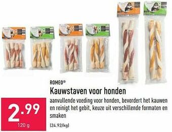 ALDI Kauwstaven voor honden aanbieding