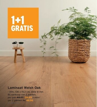 GAMMA Laminaat welsh oak aanbieding