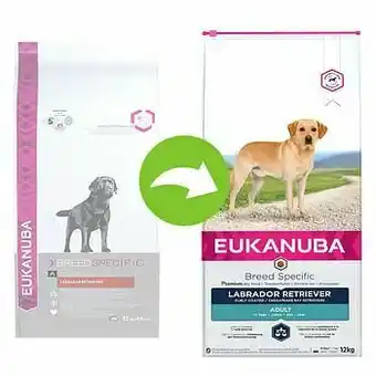 Zooplus Eukanuba Breed Specific Labrador Retriever Hondenvoer - 2 x 12 kg aanbieding