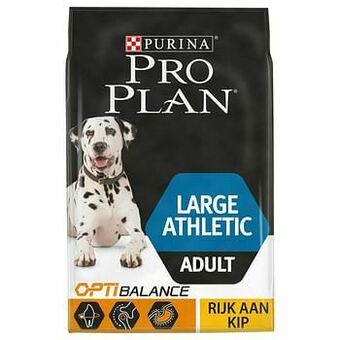 Zooplus 2x14kg Large Athletic Adult Optibalance Kip & Rijst Pro Plan Hondenvoer aanbieding