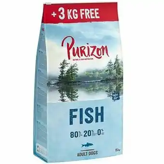 Zooplus 12 kg + 3 kg gratis! 15 kg Purizon - Lam met zalm aanbieding