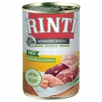 Zooplus RINTI Senior "Kennerfleisch" 6 x 400 g - 12 x 400 g Rund aanbieding
