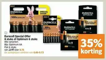 Duracell optimum aa