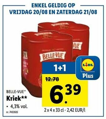 Lidl Kriek aanbieding
