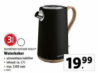 Lidl Silvercrest kitchen tools waterkoker aanbieding
