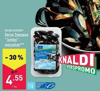 ALDI Verse zeeuwse jumbo- mosselen aanbieding