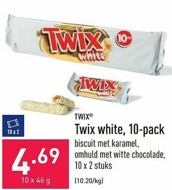 ALDI Twix white aanbieding