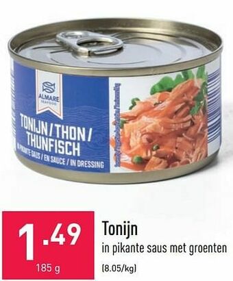 ALDI Tonijn aanbieding