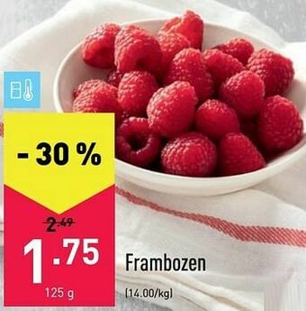 ALDI Frambozen aanbieding