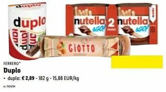 Lidl Duplo aanbieding