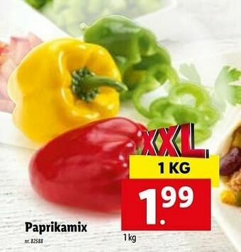 Lidl Paprikamix aanbieding