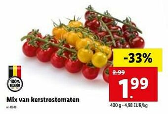 Lidl Mix van kerstrostomaten aanbieding