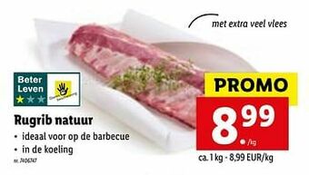 Lidl Rugrib natuur aanbieding