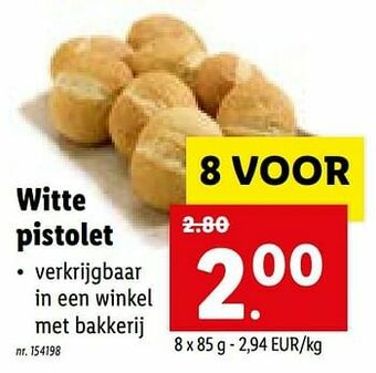 Lidl Witte pistolet aanbieding
