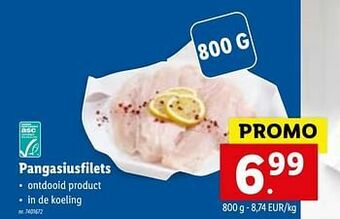 Lidl Pangasiusfilets aanbieding