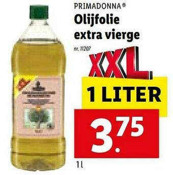 Lidl Olijfolie extra vierge aanbieding