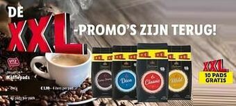 Lidl Koffiepads deca aanbieding