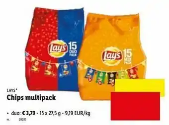 Lidl Chips multipack duo aanbieding