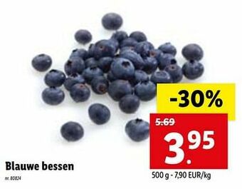 Lidl Blauwe bessen aanbieding