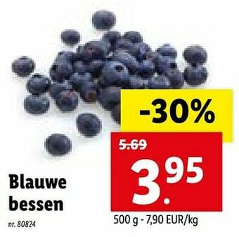 Lidl Blauwe bessen aanbieding