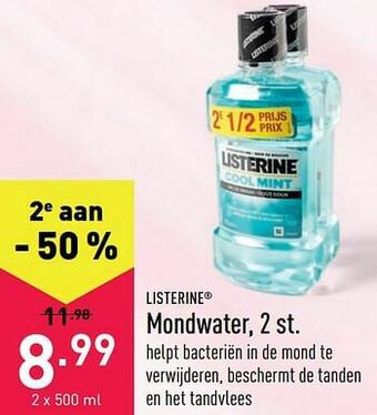 ALDI Mondwater aanbieding