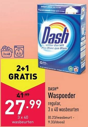 ALDI Waspoeder aanbieding