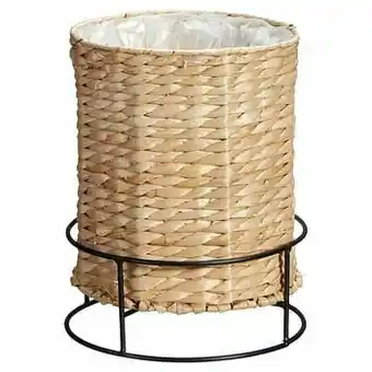 Kwantum Bloempot Rotan Op Voet Bruin aanbieding